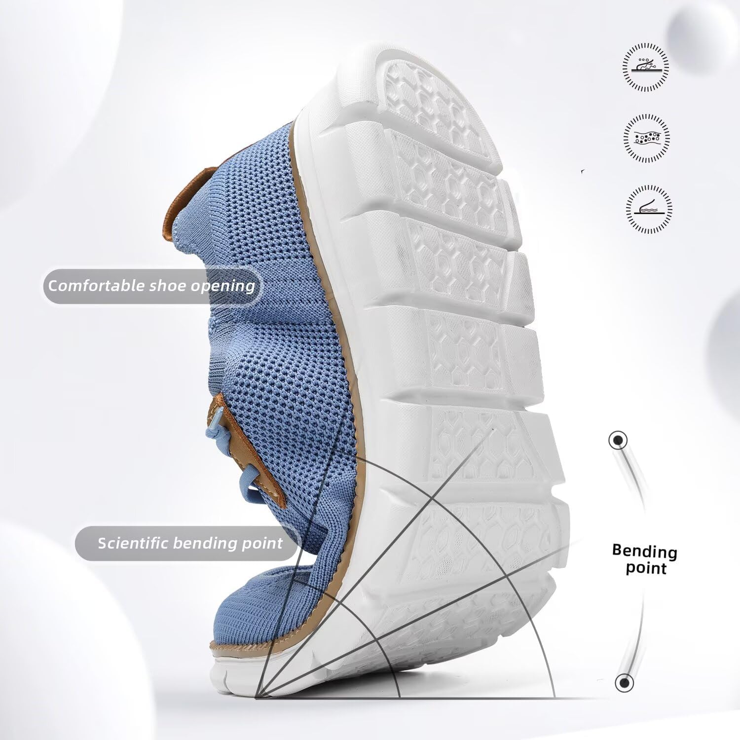 Mens Casual Loafers Shoes Slip On Fashion Walking Dress Sneakers Business Oxfords Work Lightweight Soft Sole Zapatos