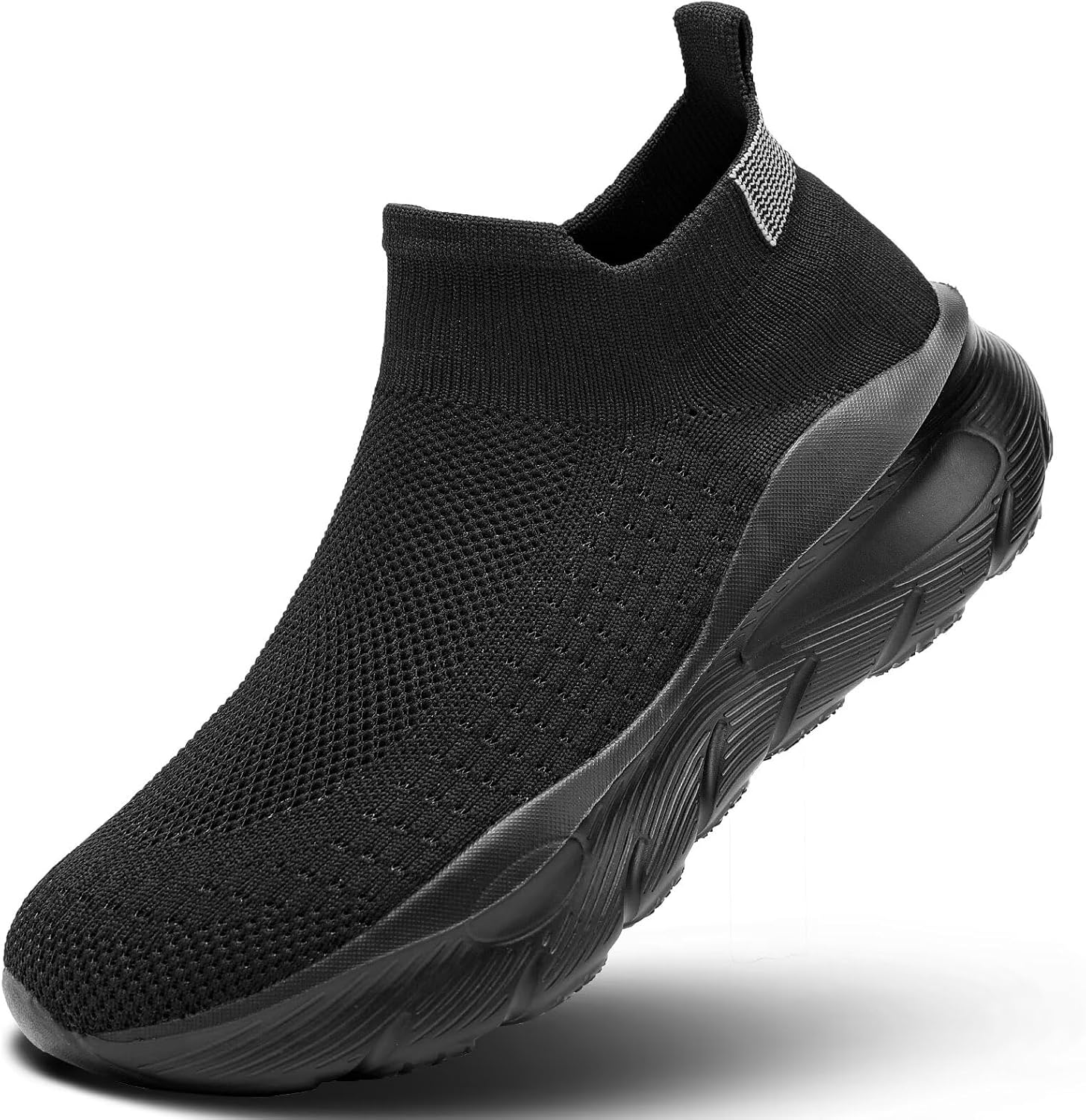 Mens Walking Shoes Running Athletic Sports Sneakers Slip on Mesh Lightweight Breathable Tennis Gym Soft Sole