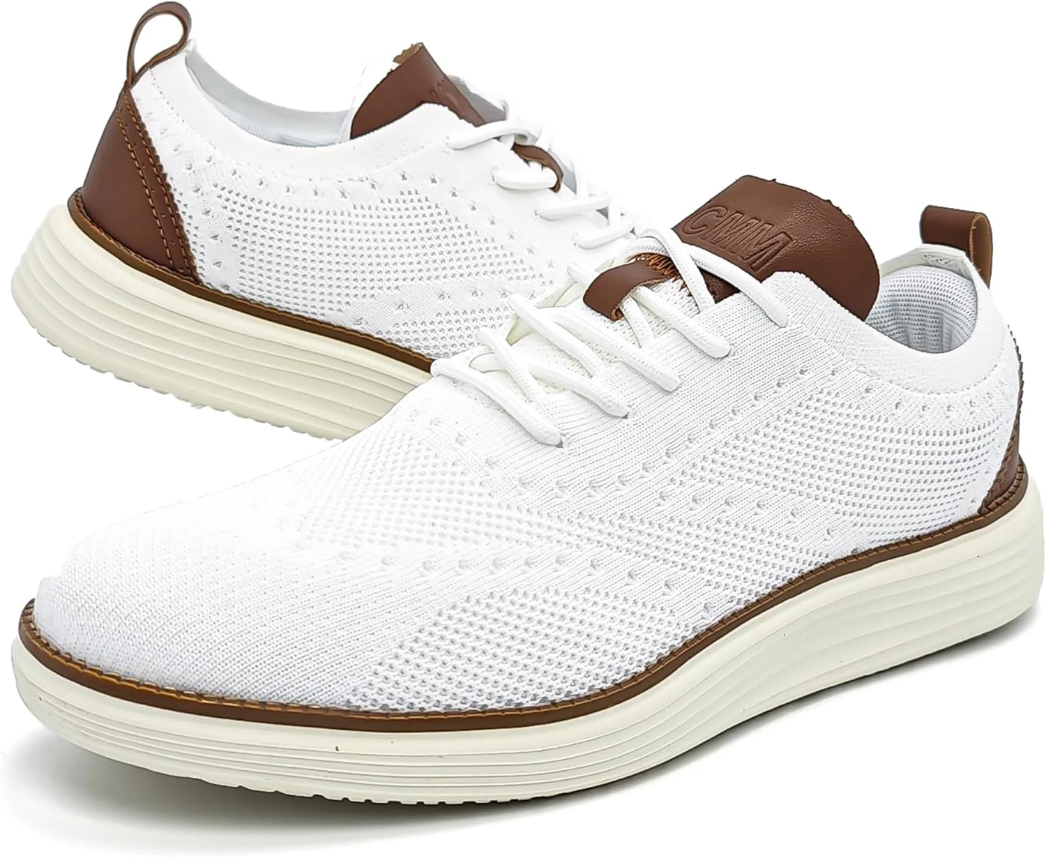 YCMM Mens Casual Dress Shoes Comfortable Breathable Mesh Oxford Business Office Walking Lightweight Tennis Sneakers